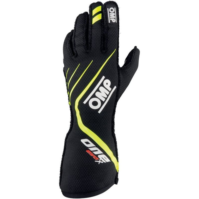 OMP One Evo X Lamborghini hanske, gul/svart, XS