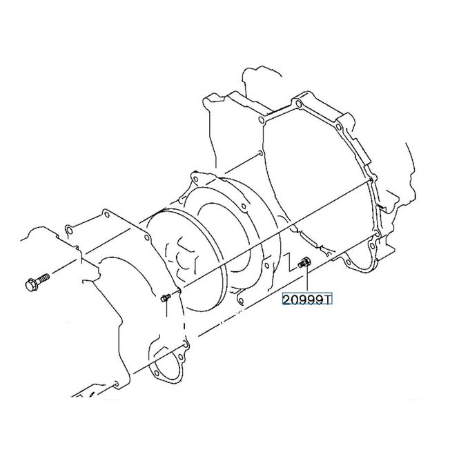 Hovedbilde Bolt, clutch, Evo 4-9, MF241251