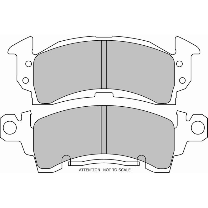 Hovedbilde Bremseklosser, Racing, Ferodo racing DS3000, BRFRP3057R