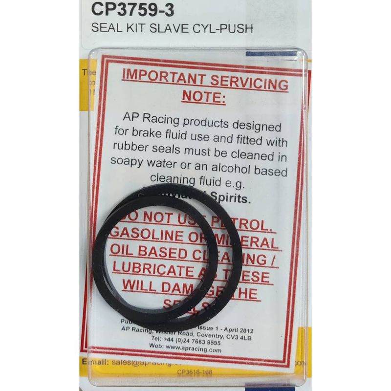 Seal kit, Slave pumpe, Push, AP Racing. CP3759-3