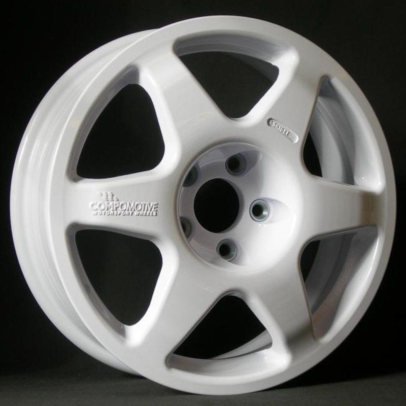 Compomotive 16x6,5 MO, hvit, 5x108, ET 43, Volvo. CW1656