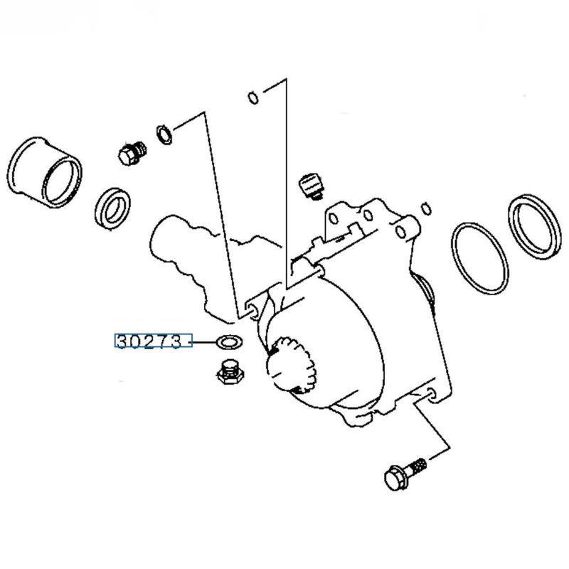 Pakning, Ø18.2mm, E4+E5+E6. MD000312