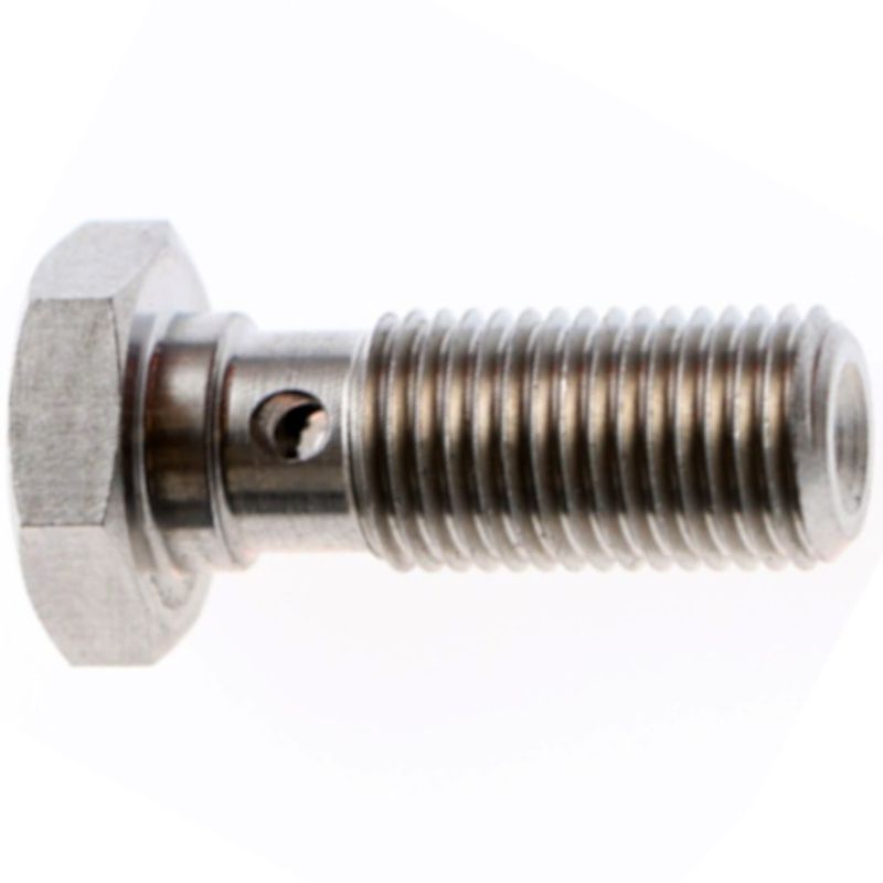 Goodridge fitting -4 UNF, lang banjo bolt 7/16 UNF, rustfri
