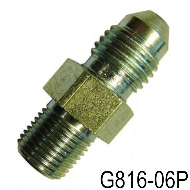 Hovedbilde Fitting -6, overgang, 9/16x18 - 1/4x18UNF hann/han. G816-06P