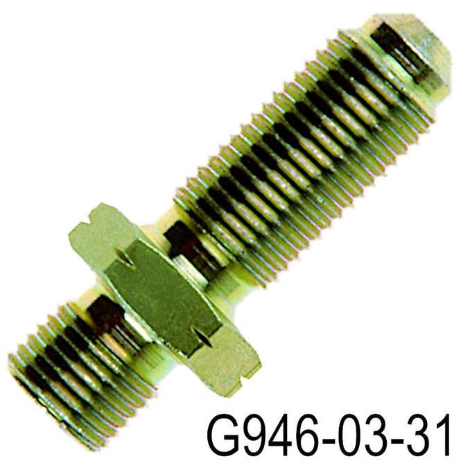 Hovedbilde Goodridge fitting -3, overgang, M10x1.00 hann/hann 1/8 BSP