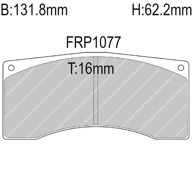Hovedbilde Bremseklosser, F/B, Citroen R5, Polo R5, Alcon, Brembo. FRP1077-
