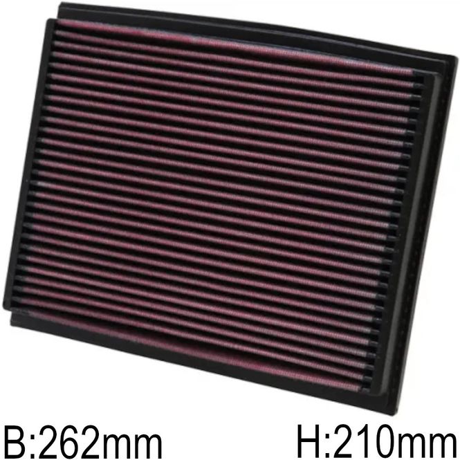 Hovedbilde Luftfilter, Audi fra 2000, Seat, K&N 33-2209
