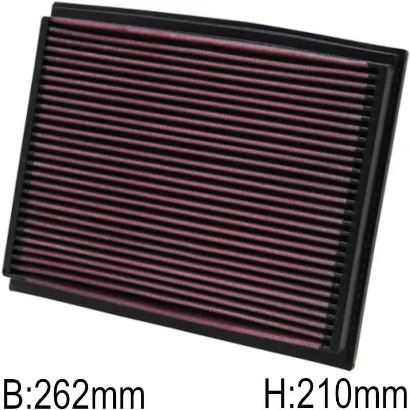 Luftfilter, Audi fra 2000, Seat, K&N 33-2209
