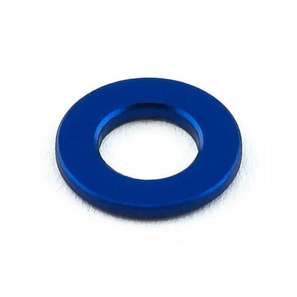 Hovedbilde Skive, Alu, til M6 bolt. Blå. LWA6B