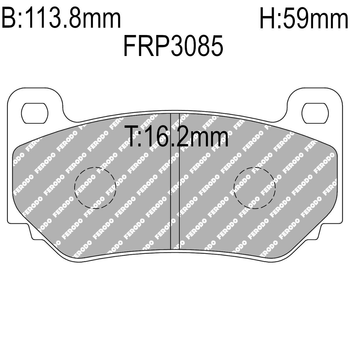 Bremseklosser, Foran, Lotus Exige, MG TF, AP racing. FRP3085-