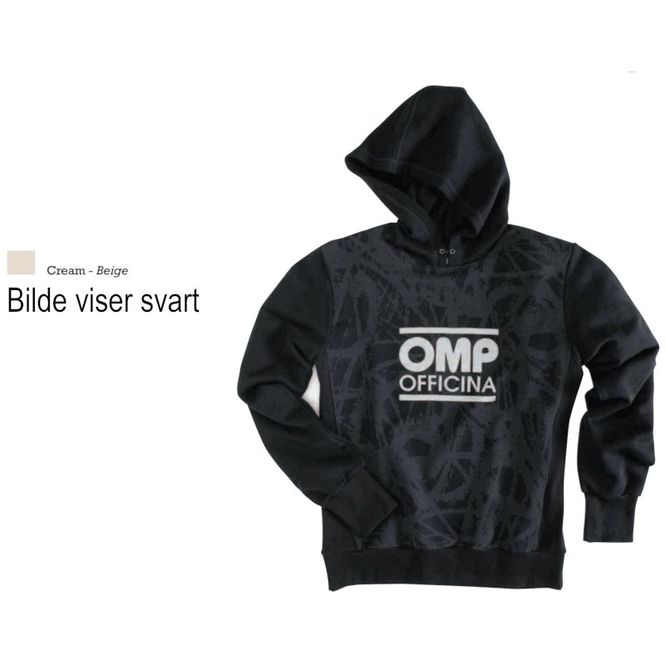 Hovedbilde Hettegenser, OMP, Kremhvit, L