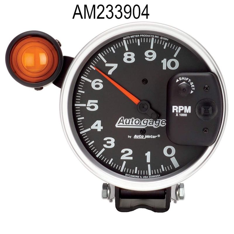 Turteller 0-10.000 med shiftlight, Auto-Gage, Ø127mm. AM233904