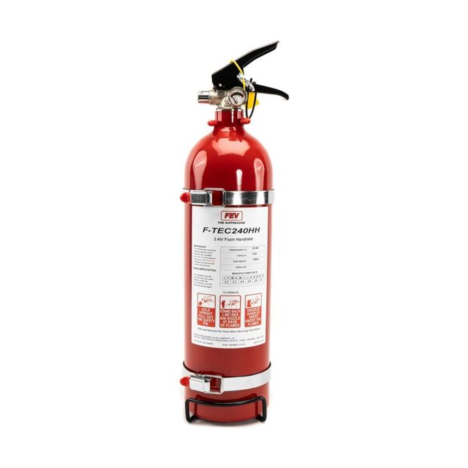 Hovedbilde FEV brannslukker, 2,4liter skum,Alu,  FIA  Godkjent Rally, AFFF.. F-TEC240HH