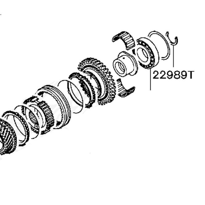 Hovedbilde Snap ring, gearkasse, (1.40) E4+E5+E6