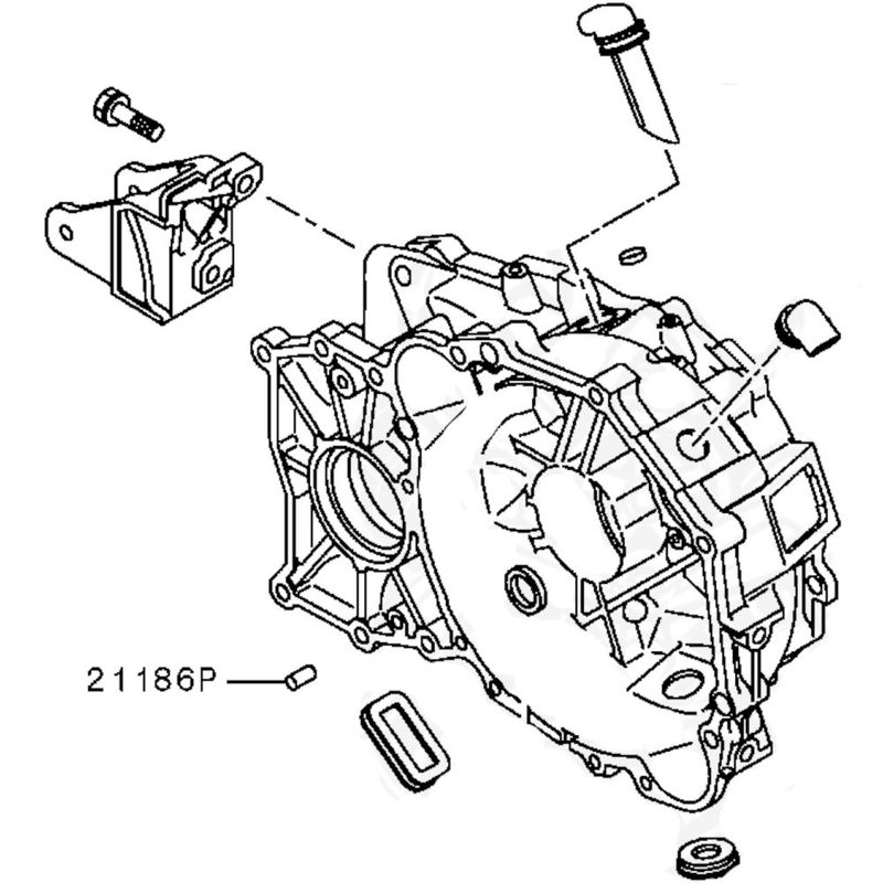 Pin, gearkasse, 10x20,  E4-7