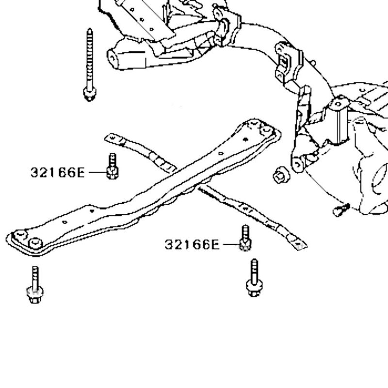 Bolt, steering gear, E5+E6