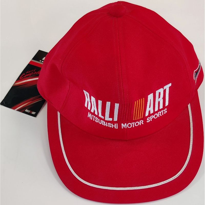 Caps, Ralliart, rød, str. 56cm-60cm. RAY21040R