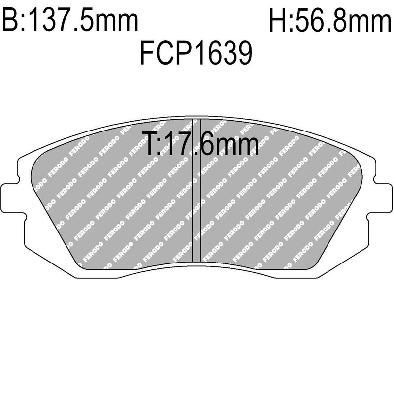 Bremseklosser, Foran, Subaru WRX, BRZ, Toyota GT-86. FCP1639-