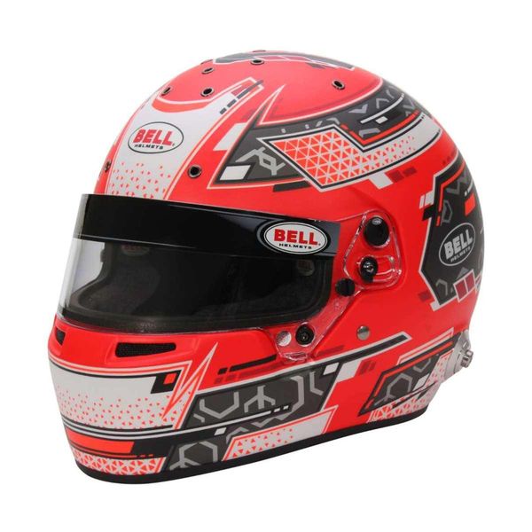 Hovedbilde Bell RS7 PRO Stamina helhjelm, antrasitt og rød. FIA. BE1310B7-