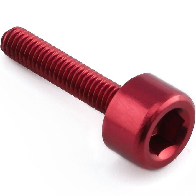 Hovedbilde Bolt, Alu, M4x6.5mm, umbraco, Rød