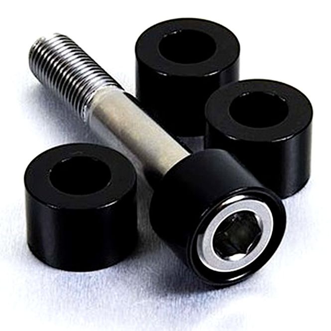 Hovedbilde Skive (kopp), Alu, til M6 LPB bolt. Svart