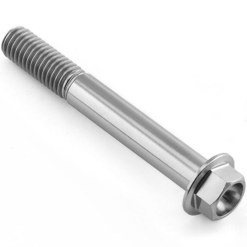 Bolt, Titan M8x60mm, Hode m/flens for 12mm pipe