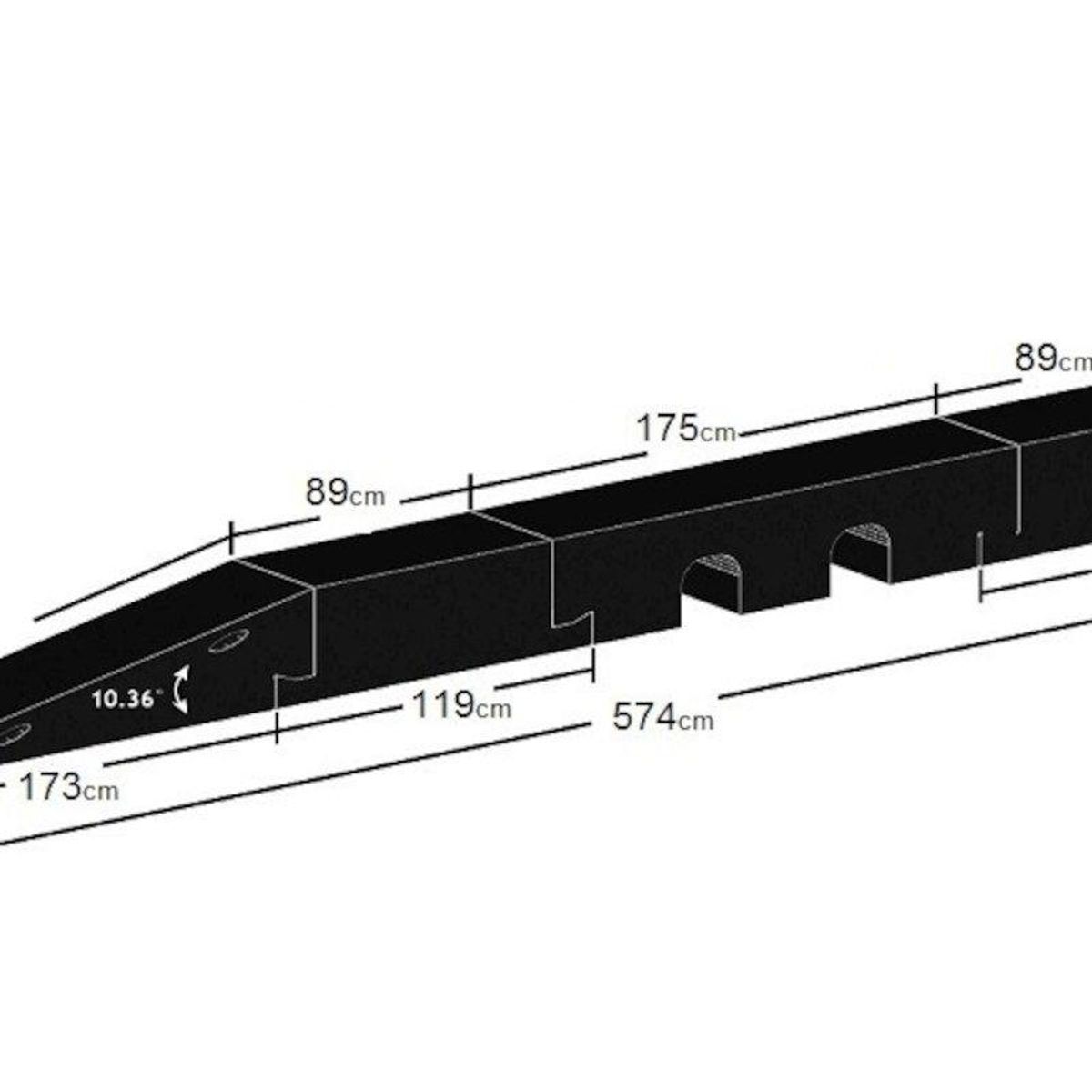 RR-RESTYLE-16, Race Ramp Rampe set for bil