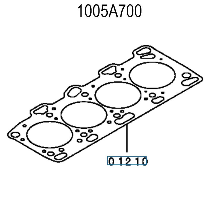 Toppakning, Mitsubishi Lancer Evo 9, 1005A700 (01210)
