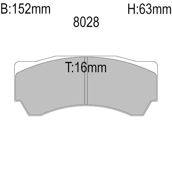 Hovedbilde Bremseklosser, BMW, Alcon-6P, Pagid RSL29. PA8028