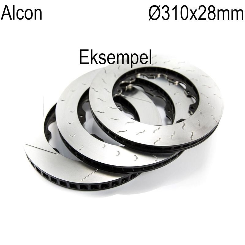 Bremseskive, 310x28 PCD12x190,5, slissa, DIV2135X311GL
