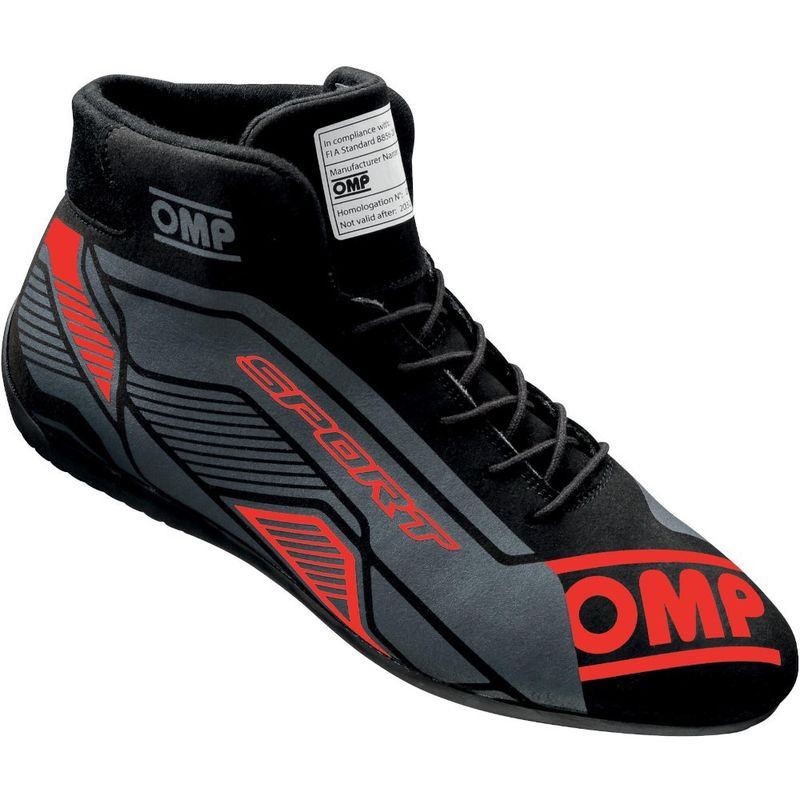 OMP Sport kjøresko i flere farger. 36 - 47. FIA 8856-2018, OIC0-0829-A01-